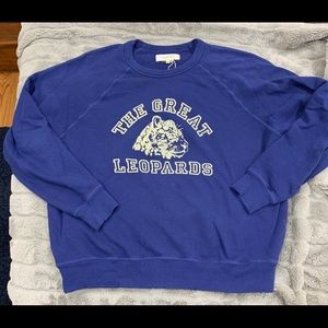 The great. Leopards logo sweatshirt size 2/ medium